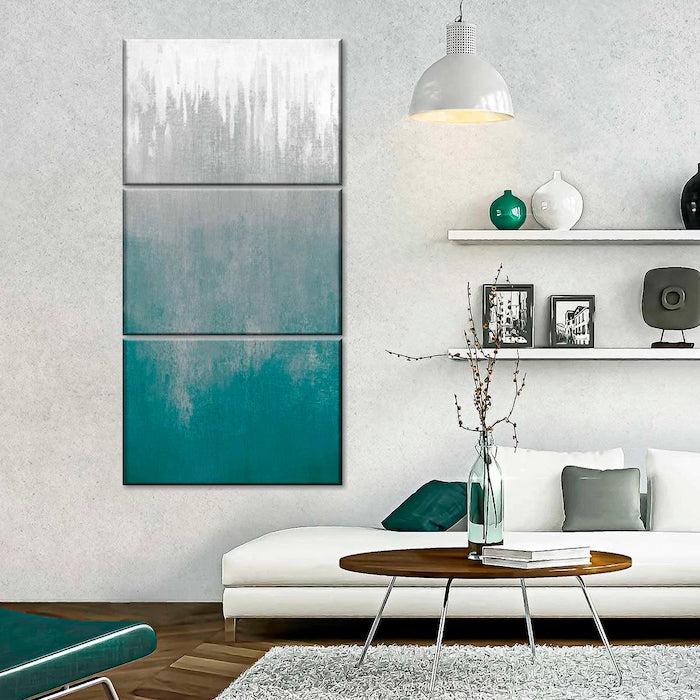 Teal living room decor