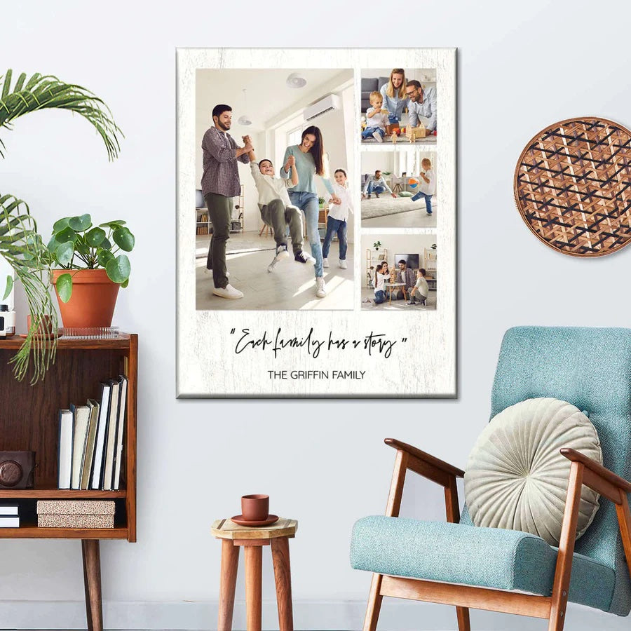 creative family photo wall ideas