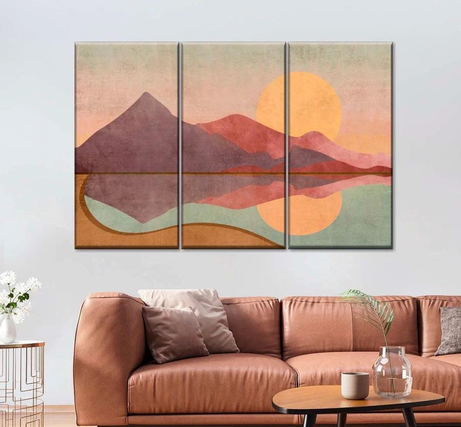 enhance your interior atmosphere with wall art