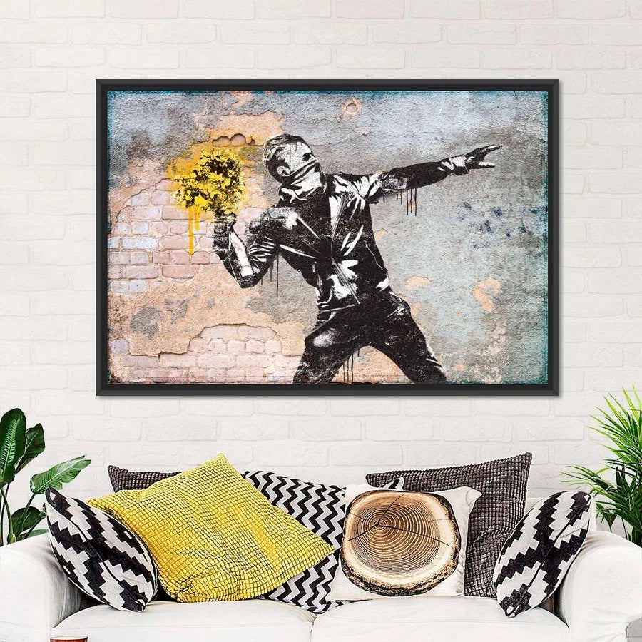 get inspired by banksy's latest street art