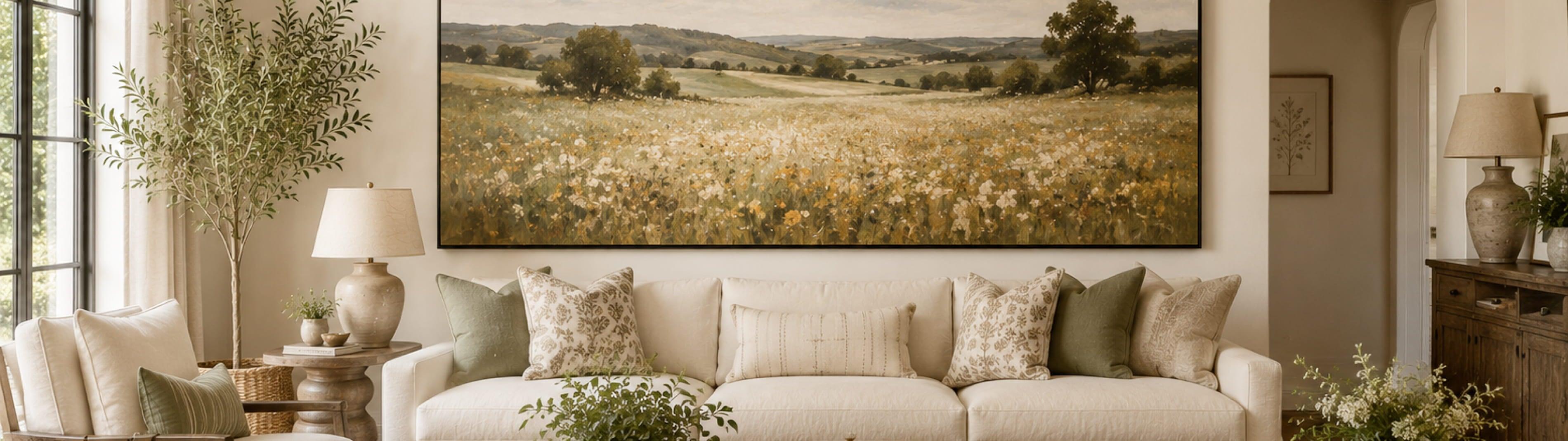 How to Decorate a Large Wall | Complete Guide