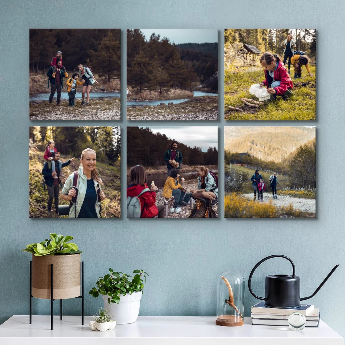 how to hang wall art without nails