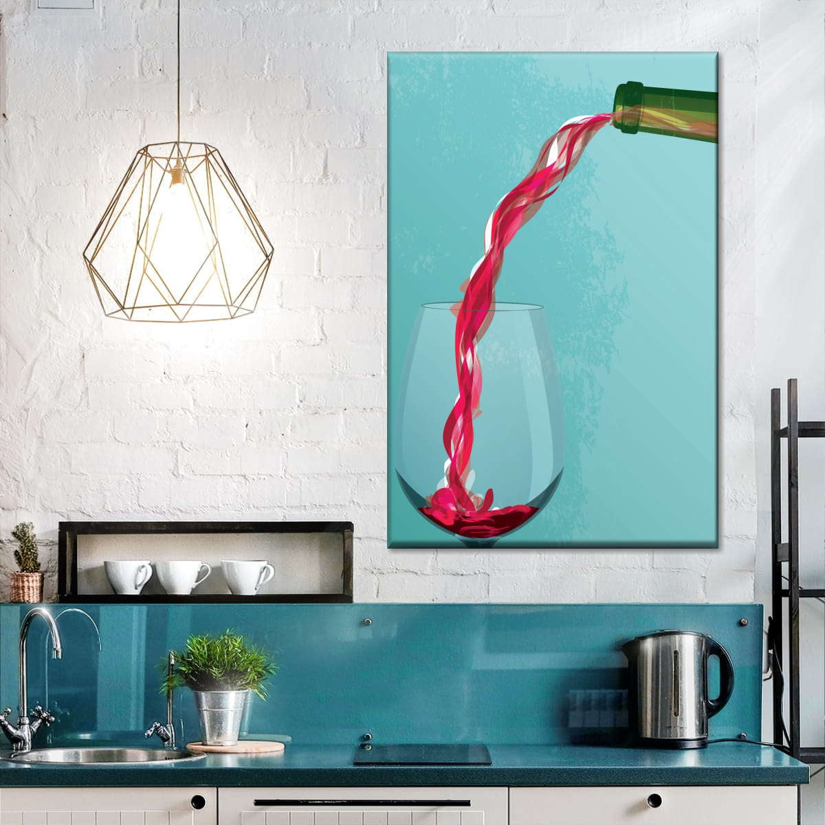 blue kitchen decor ideas