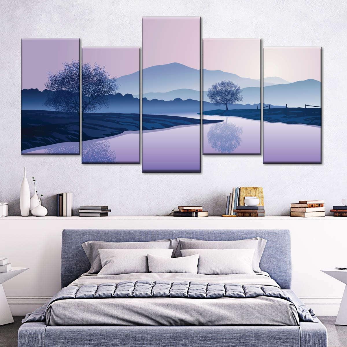 purple bedroom decor