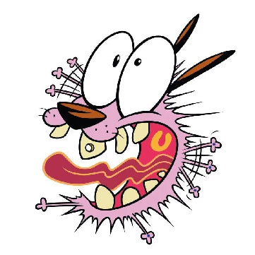 Courage The Cowardly Dog Wall Art