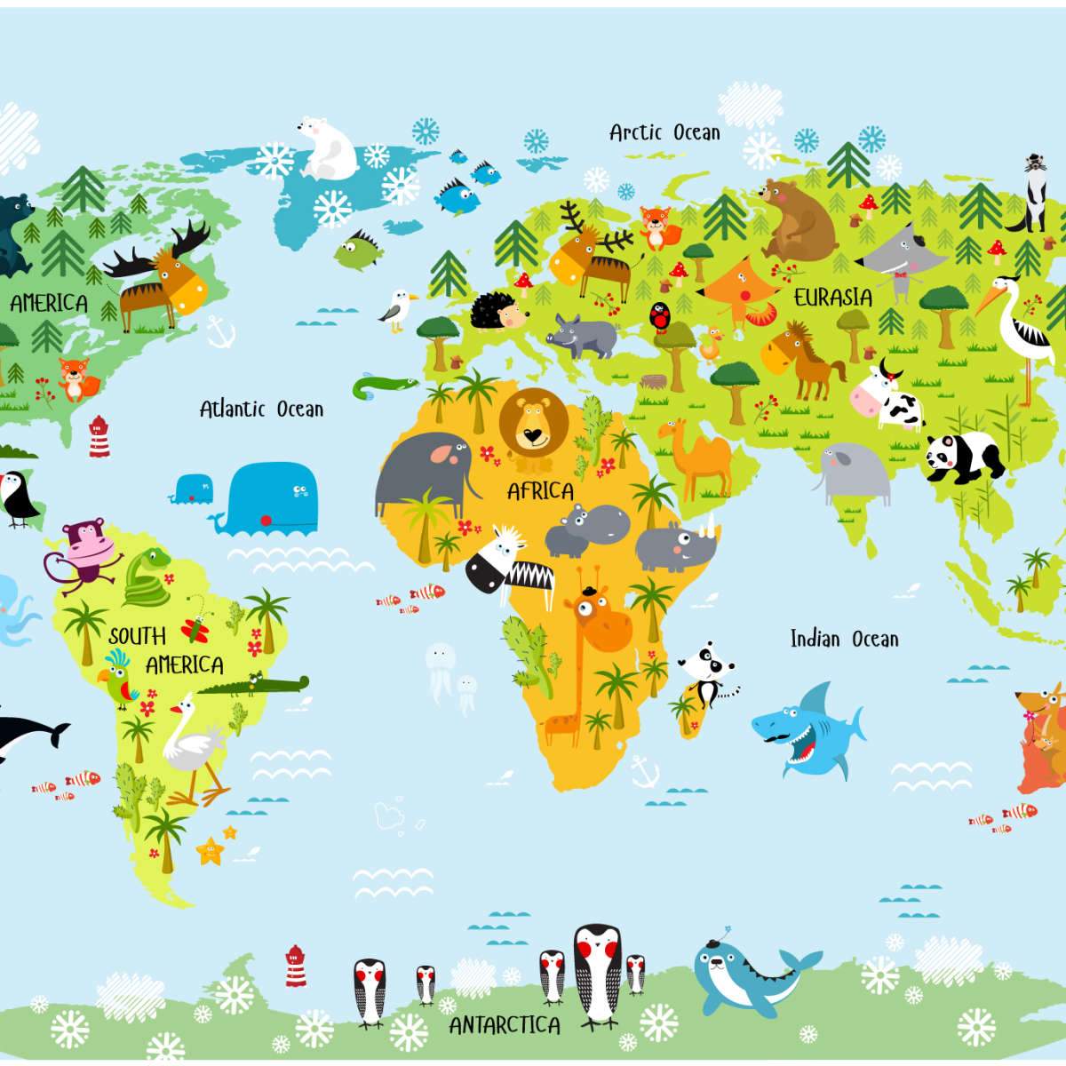 Kids Education Wall Art