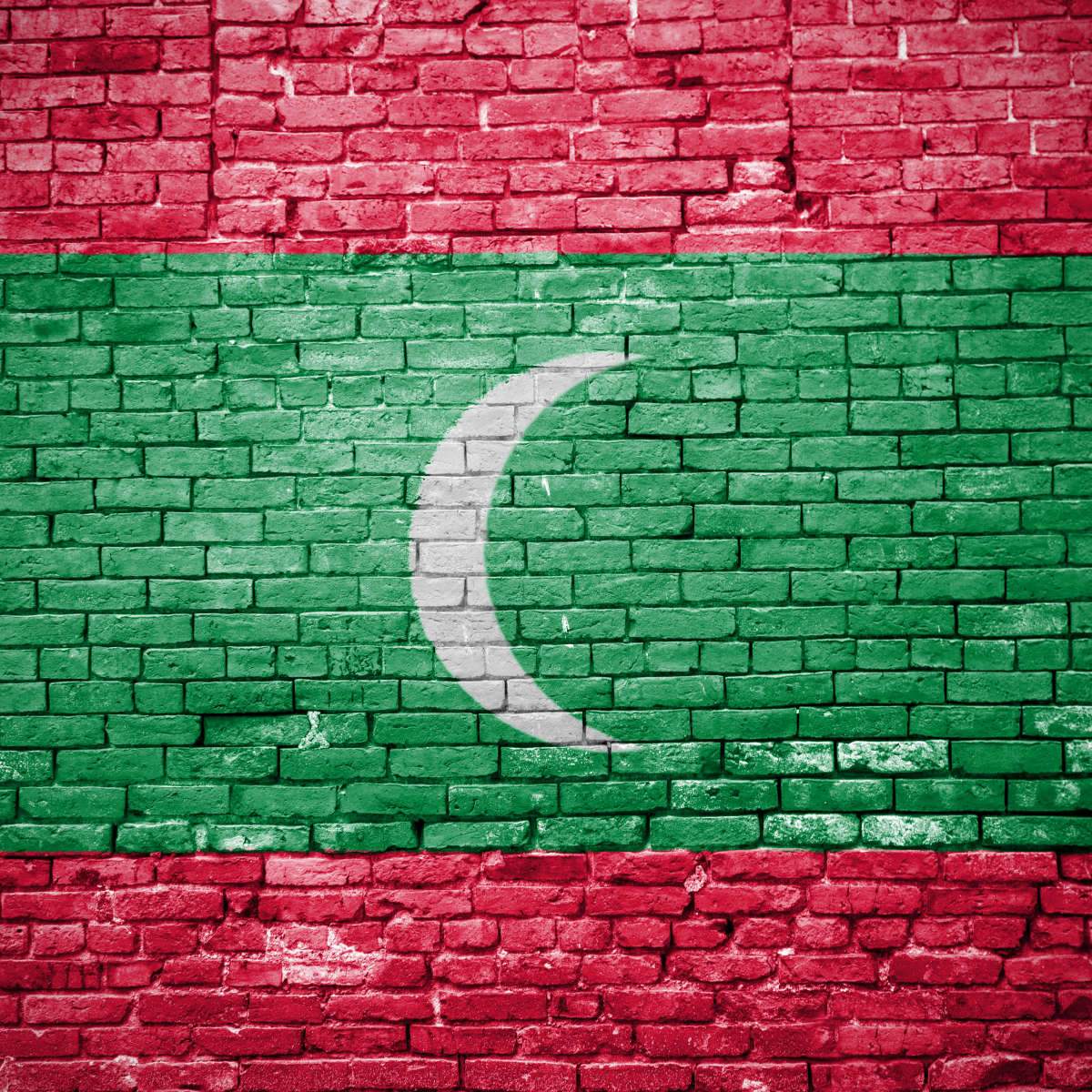 Maldives Flags Wall Art