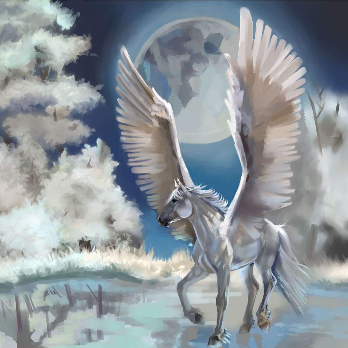 Mythical Pegasus Wall Art