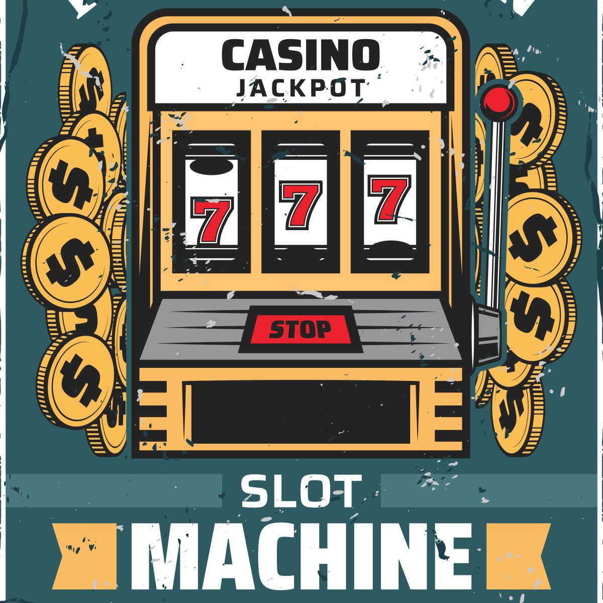 Slot Machine Wall Art