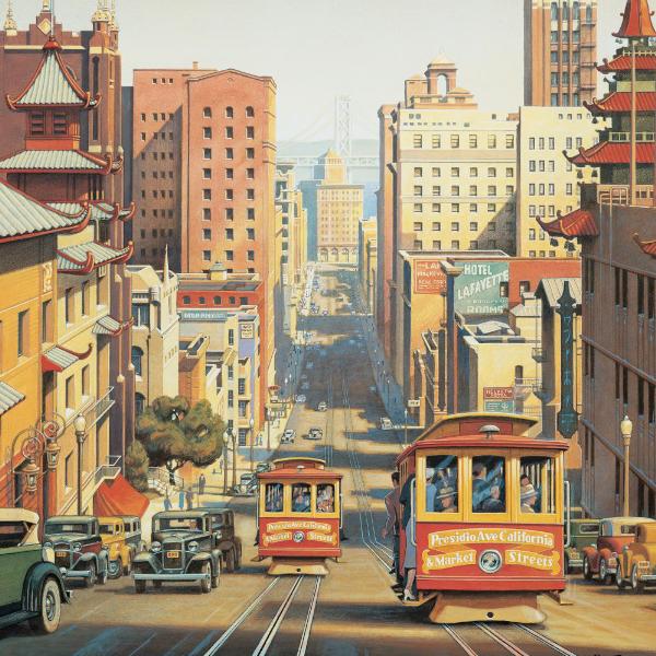 Urban USA Cities Wall Art