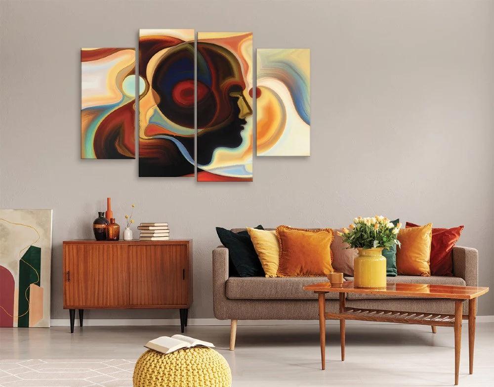 Abstract Art Paintings For Living Room | Baci Living Room