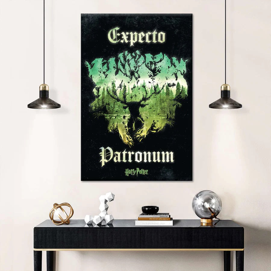 Personalised Harry Potter Poster Hogwarts Minimalist Wizard Print
