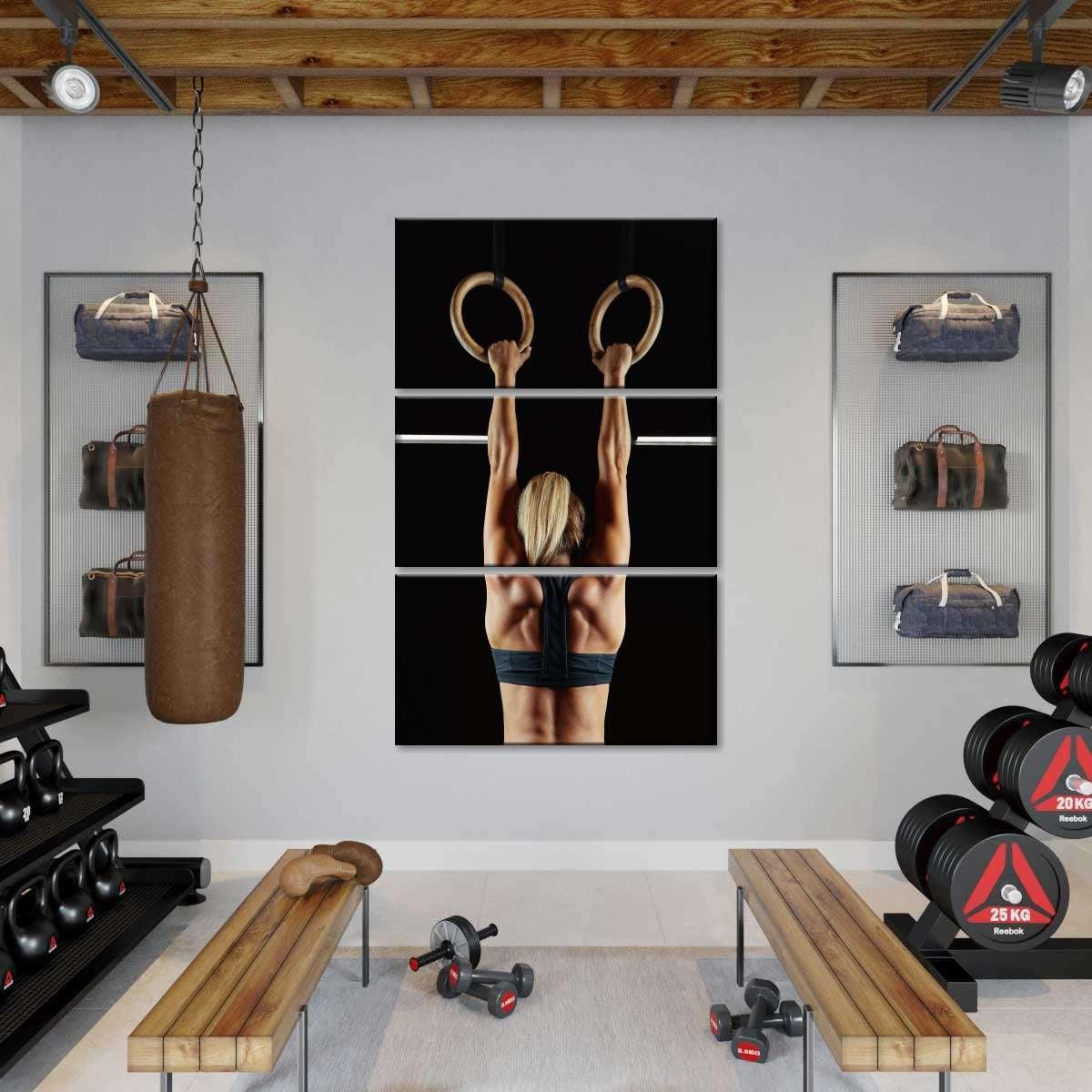 home gym wall art ideas
