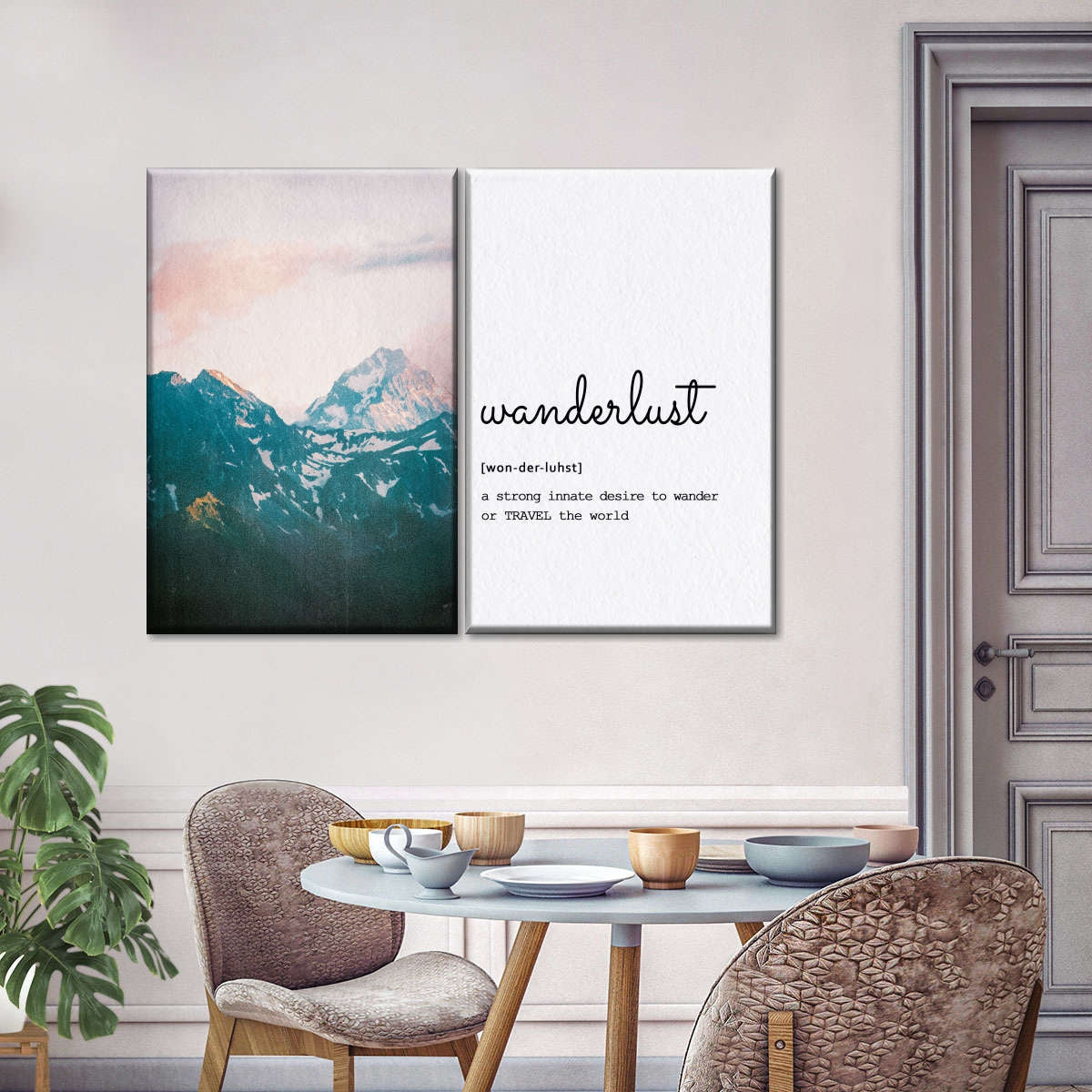How to Pair Words with Wall Art