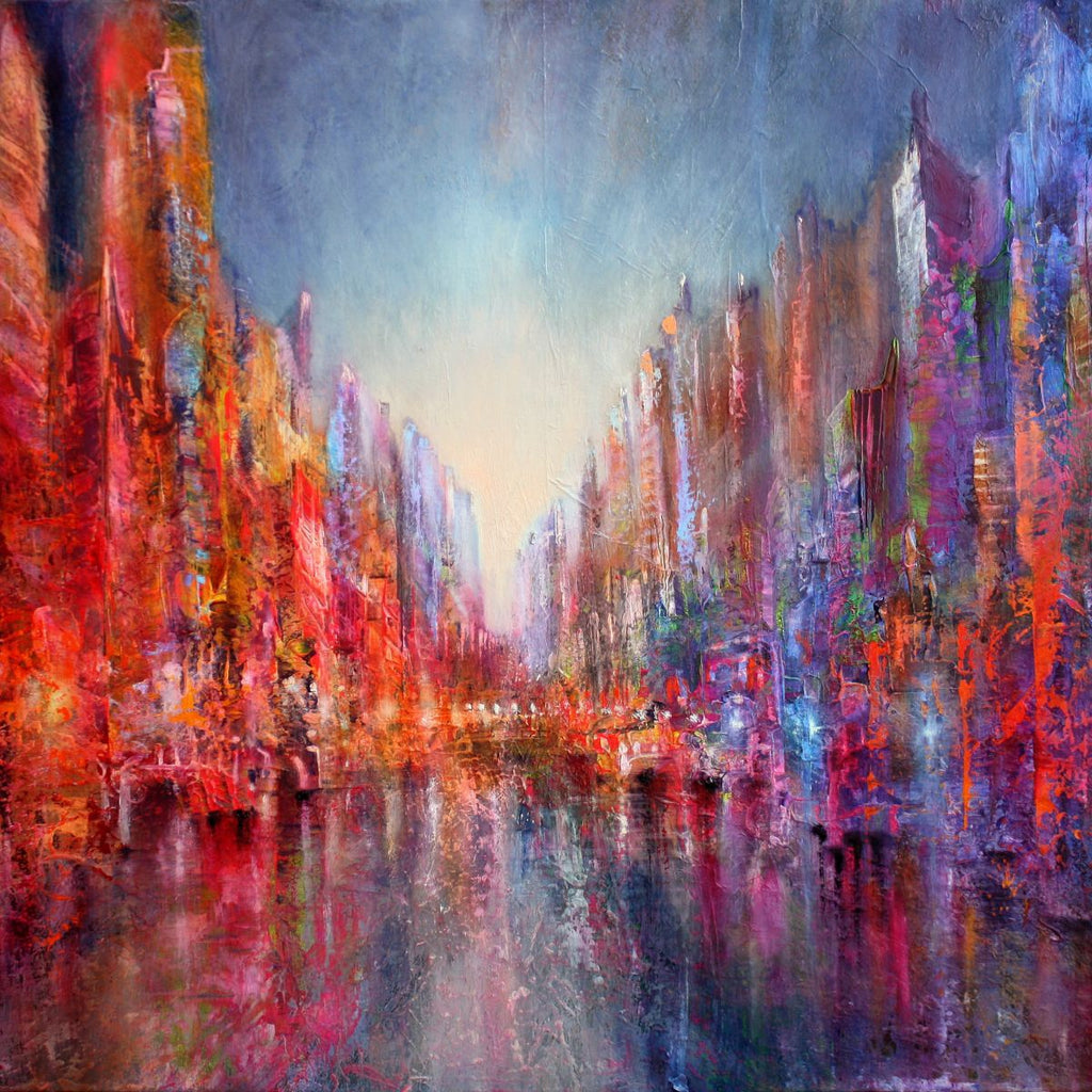 Abstract City Wall Art Prints, Framed Prints And Multi Panel Art