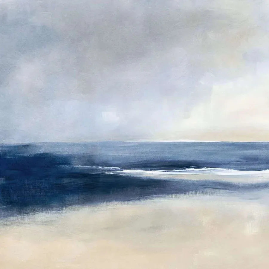 Beige and Blue Wall Art