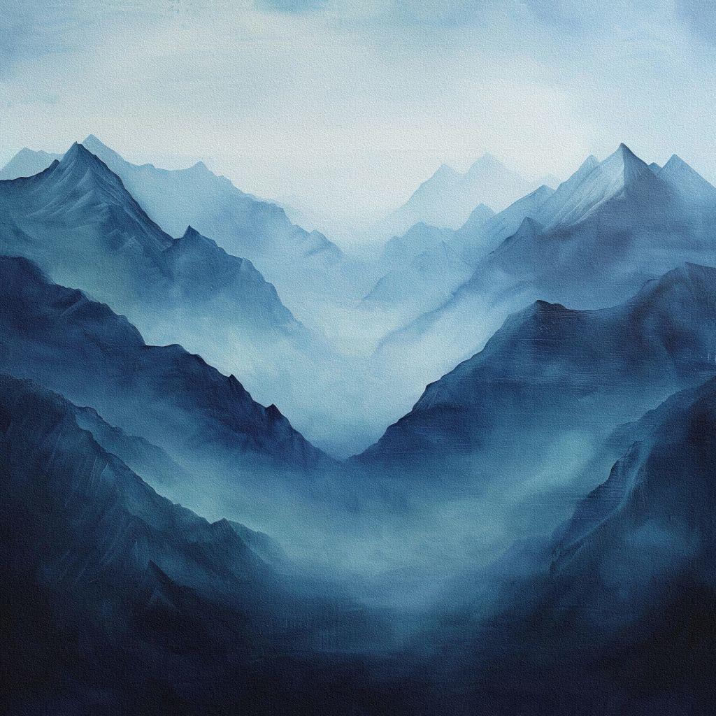 Blue Wall Art