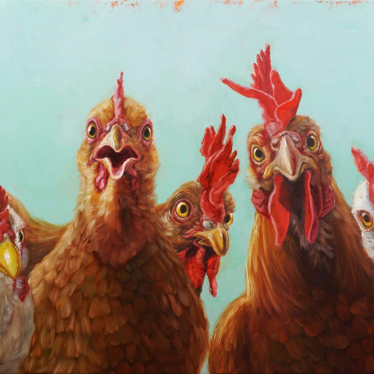 Chickens And Roosters Wall Art
