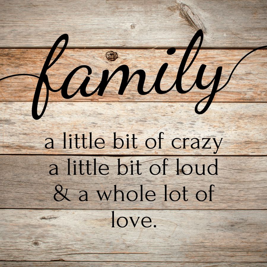 family quote wall art