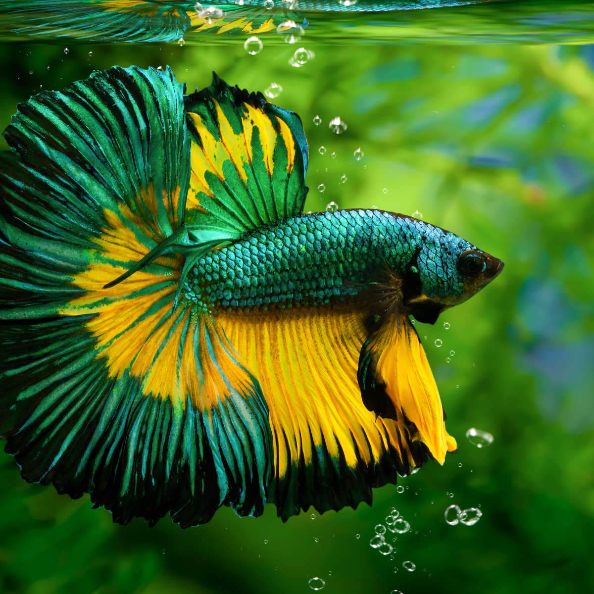 Unique Fighter Fish Yellow Fighter Fish