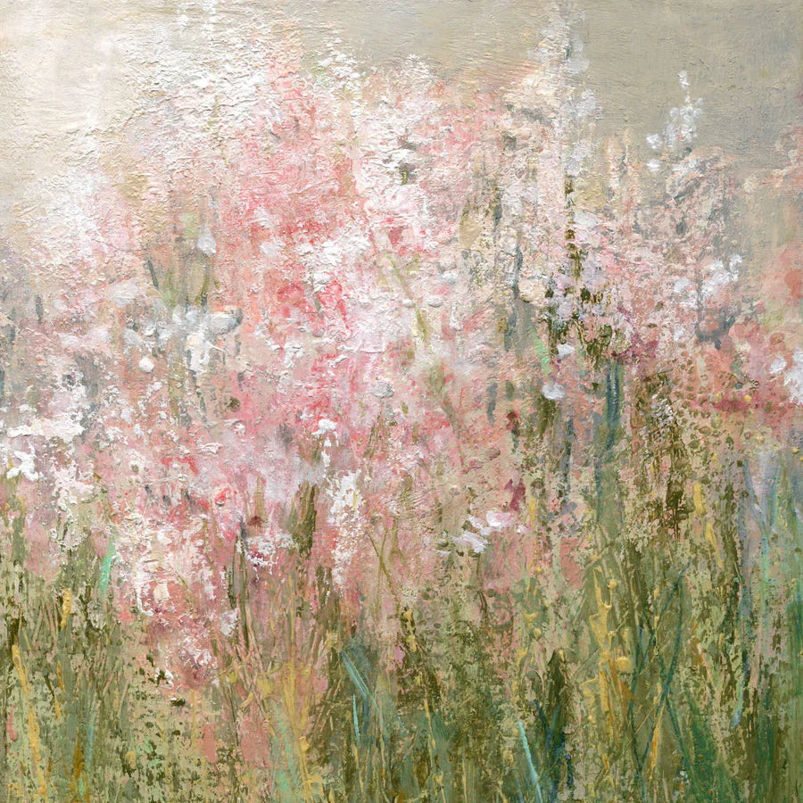 Green and Pink Wall Art