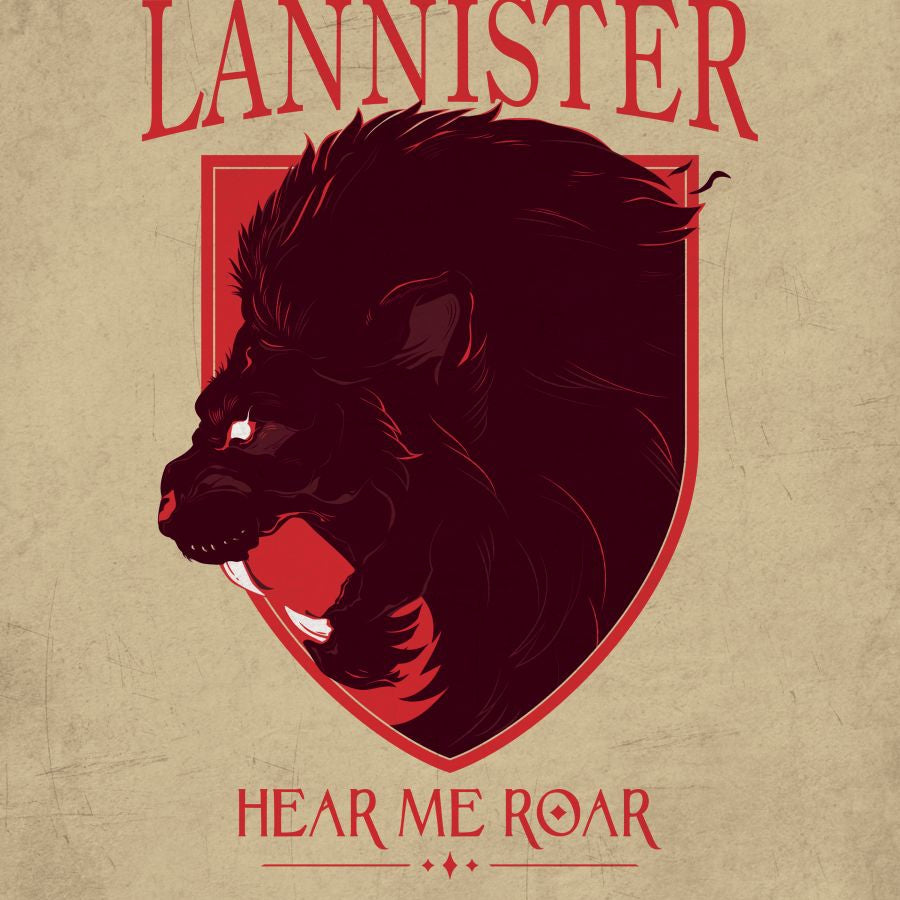 Game Of Thrones Map Of The Known World Wall Art Canvas Prints, Art