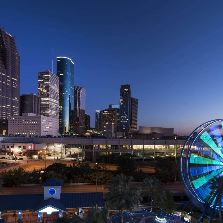 Houston Building Color Houston Skyline Colors Wall art | Elephant Stock