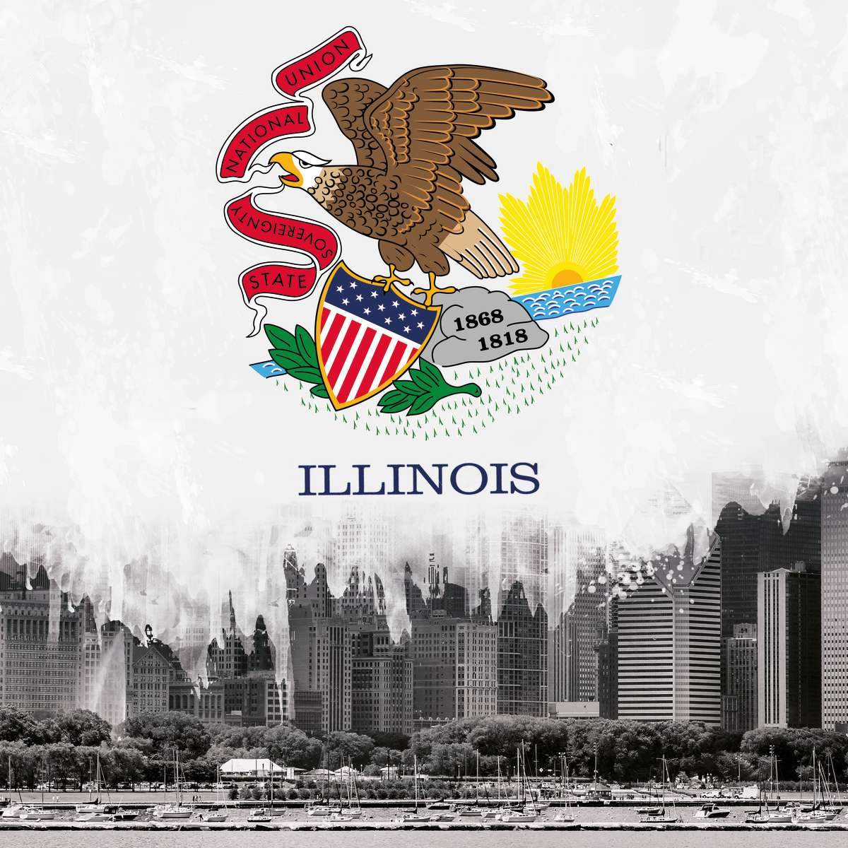 Illinois Springfield Wall Art