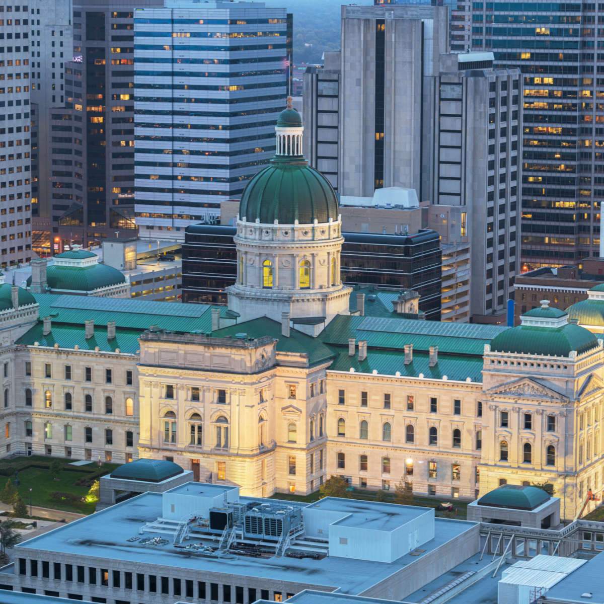Indiana State Capitol Wall Art