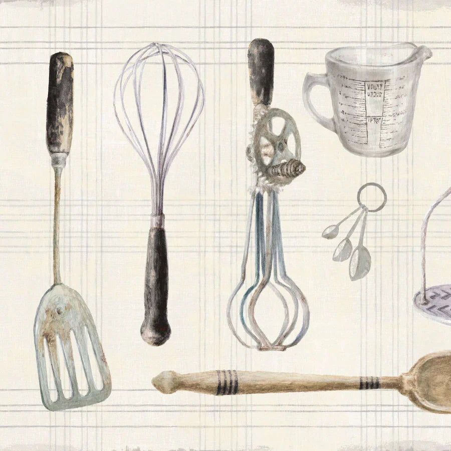 Kitchen Utensils Wall Art
