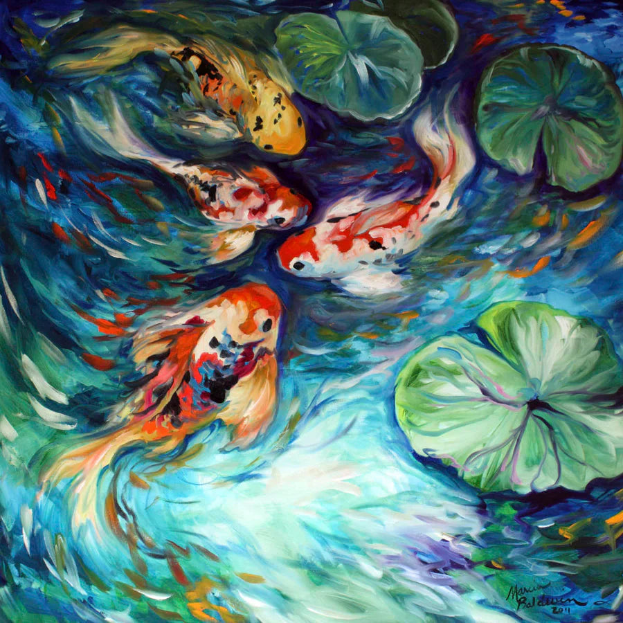 Koi Fish Wall Art