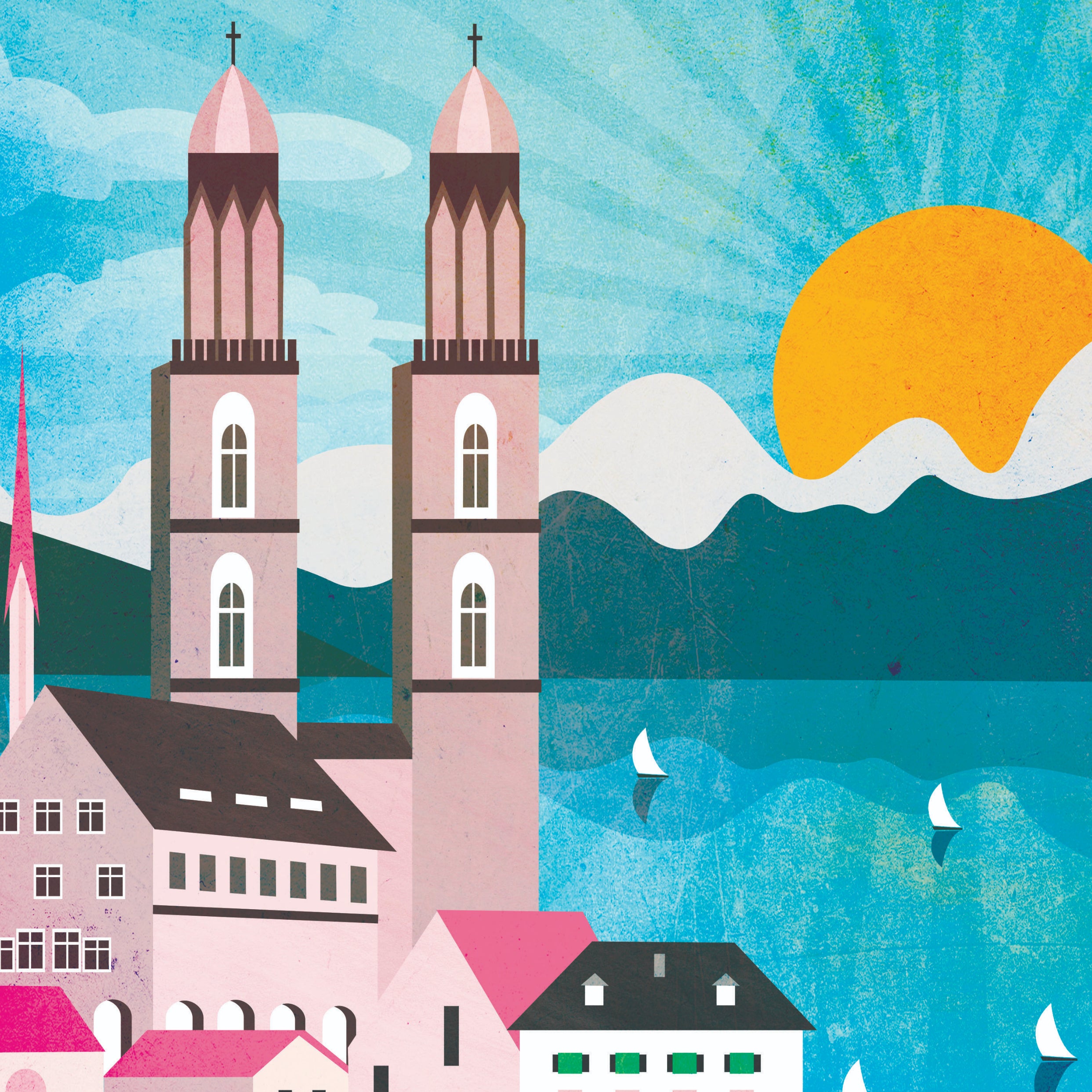 Lake Zurich Wall Art