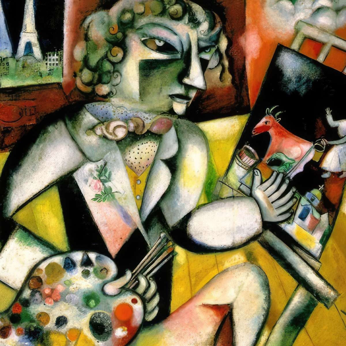 Marc Chagall 抽象画 Marc Chagall Art | Canvas Art, Art Prints & Framed Canvas