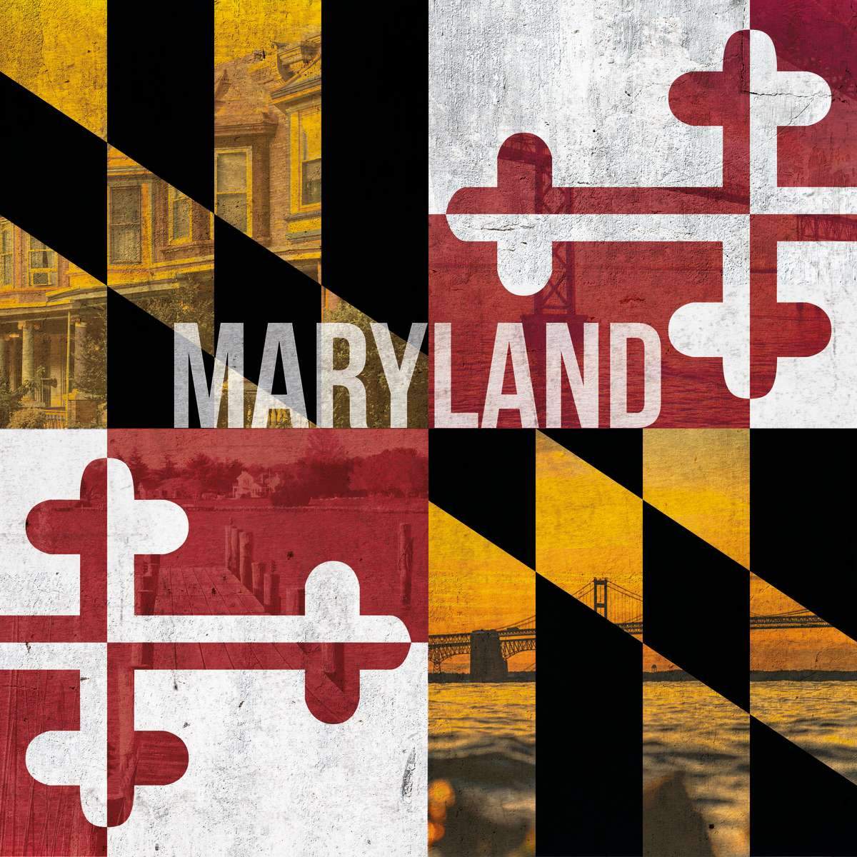 Maryland Flag Wall Art