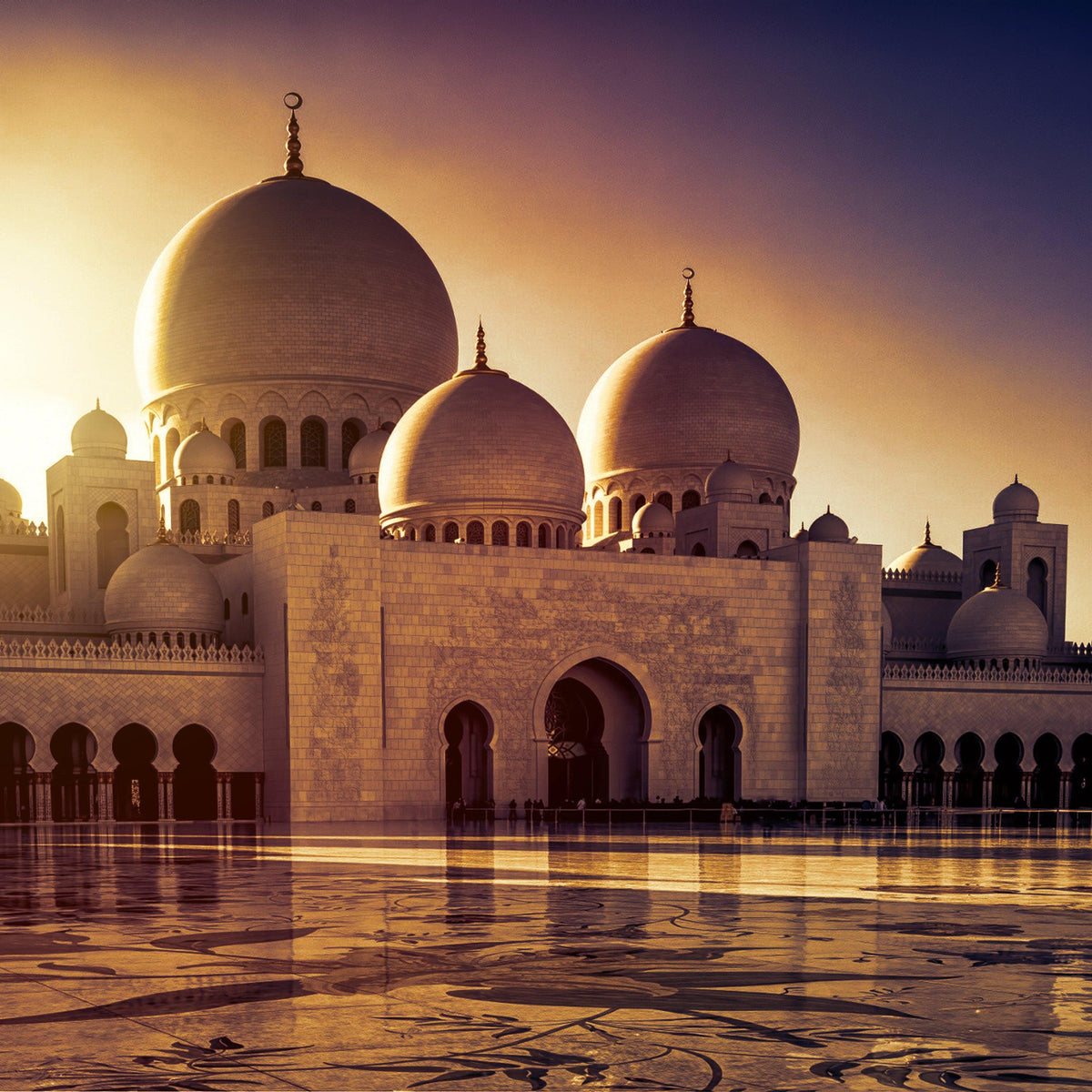 Omar Ali Saifuddien Mosque I Wall art | Elephant Stock