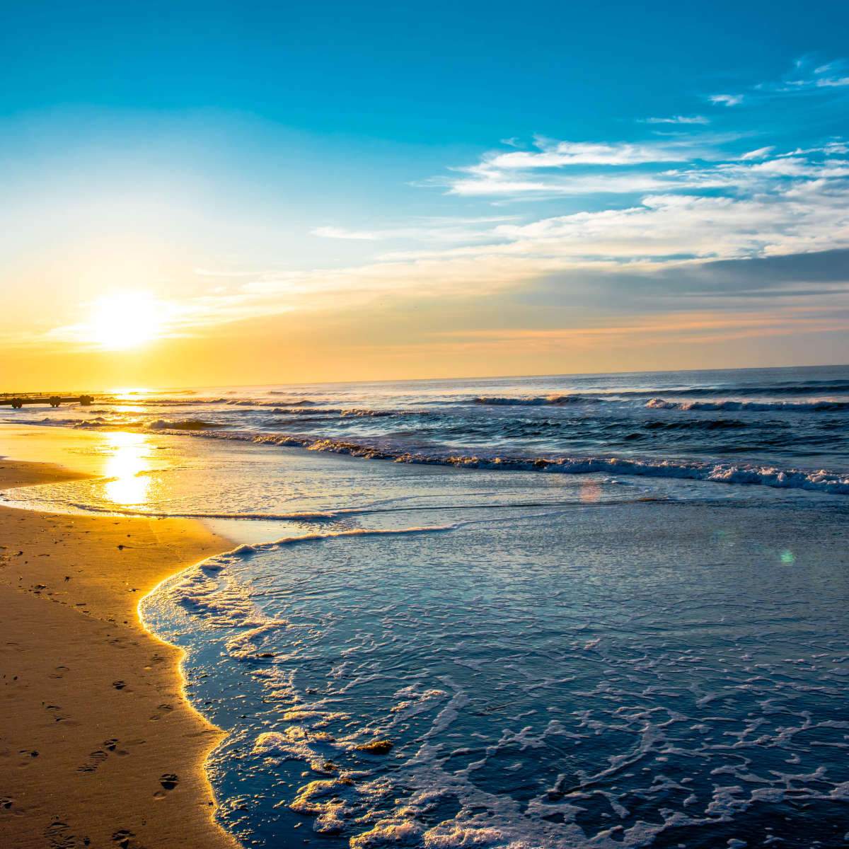 Ocean City Beach Wall Art