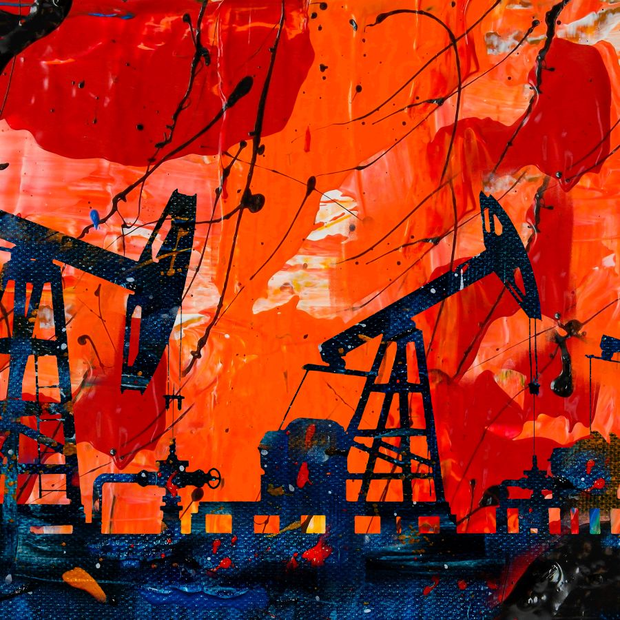 Oil Rigs Cover Oil Rig Wall art | Elephant Stock