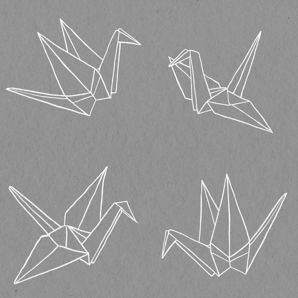 Paper Crane Drawing