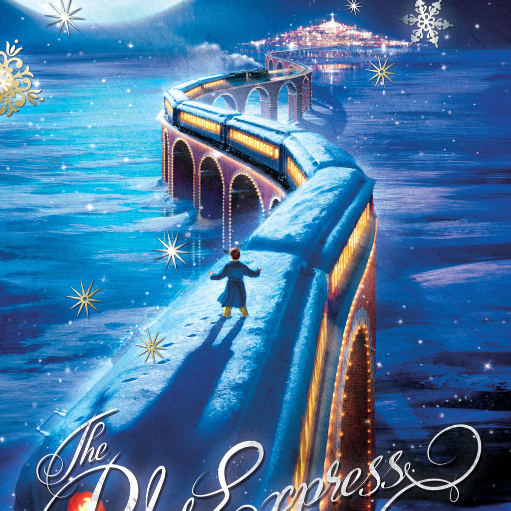 The Polar Express Movie Poster Framed Wood Wall Decor - Iconic Polar  Express Wall Art for Holiday and Christmas Decor