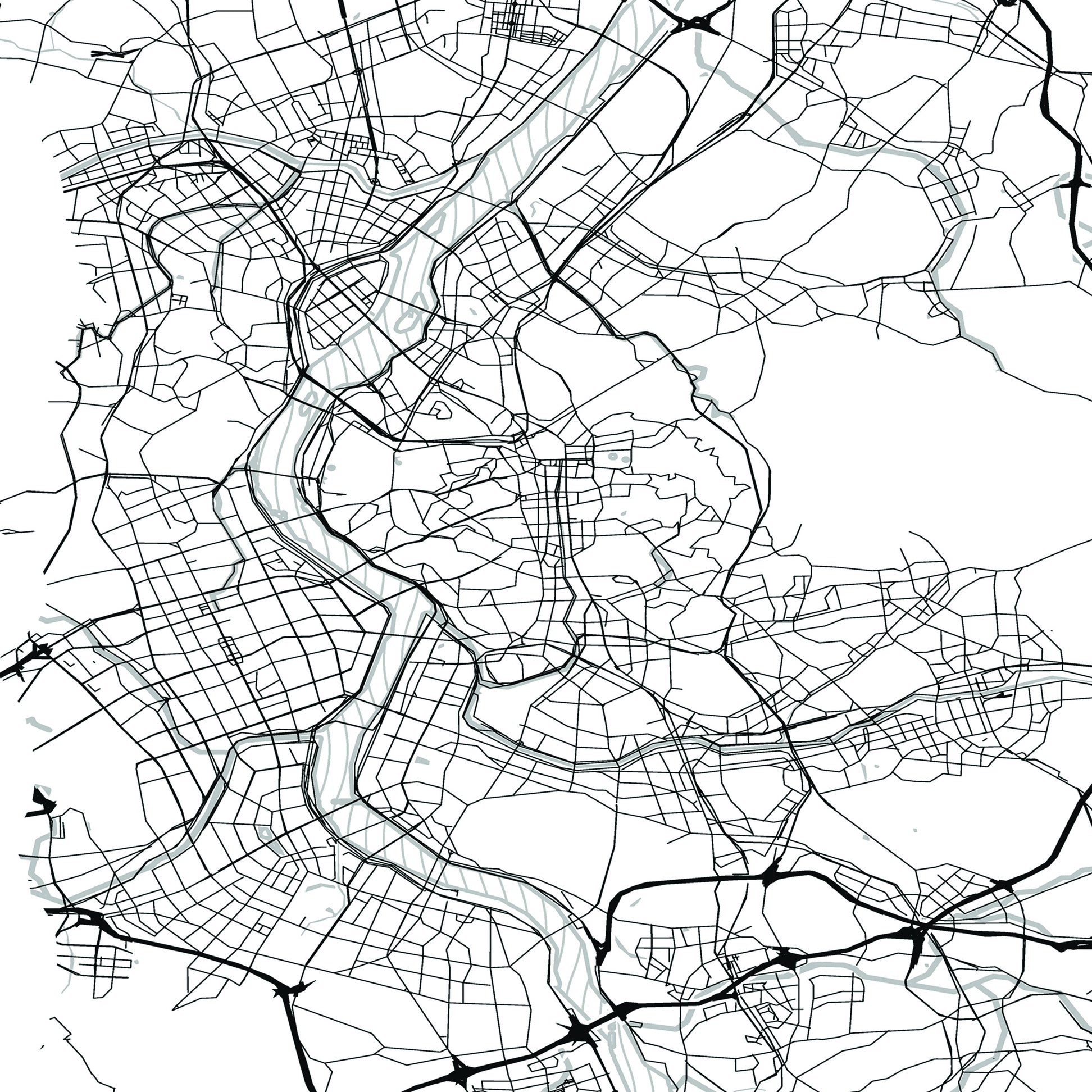 City Map Of Austin Wall Art Digital Art City map of austin wall art digital art