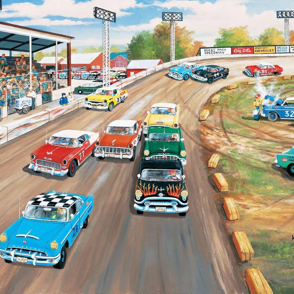Senna's Racecar Wall art by Pop Cult Posters | Elephant Stock