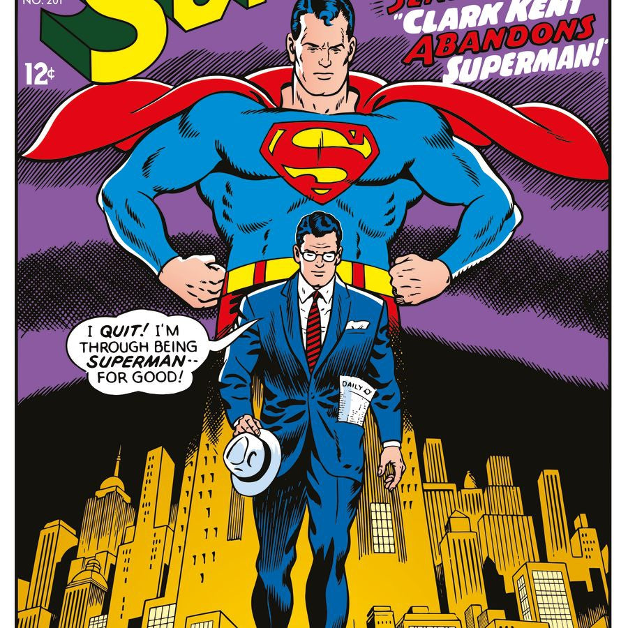 Superman Vintage Comics Wall Art