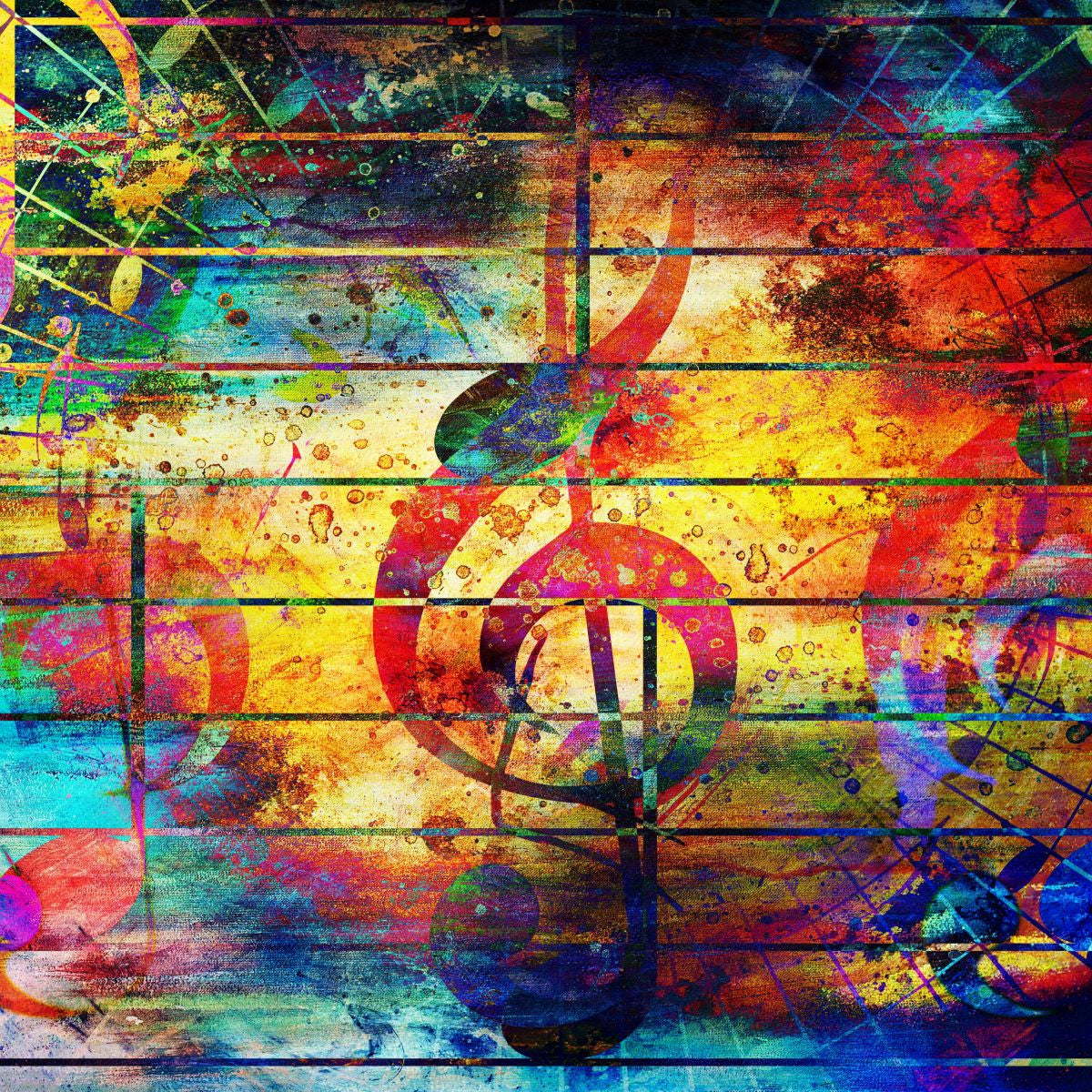 Treble Clef Wall Art | Canvas Art, Art Prints & Framed Canvas