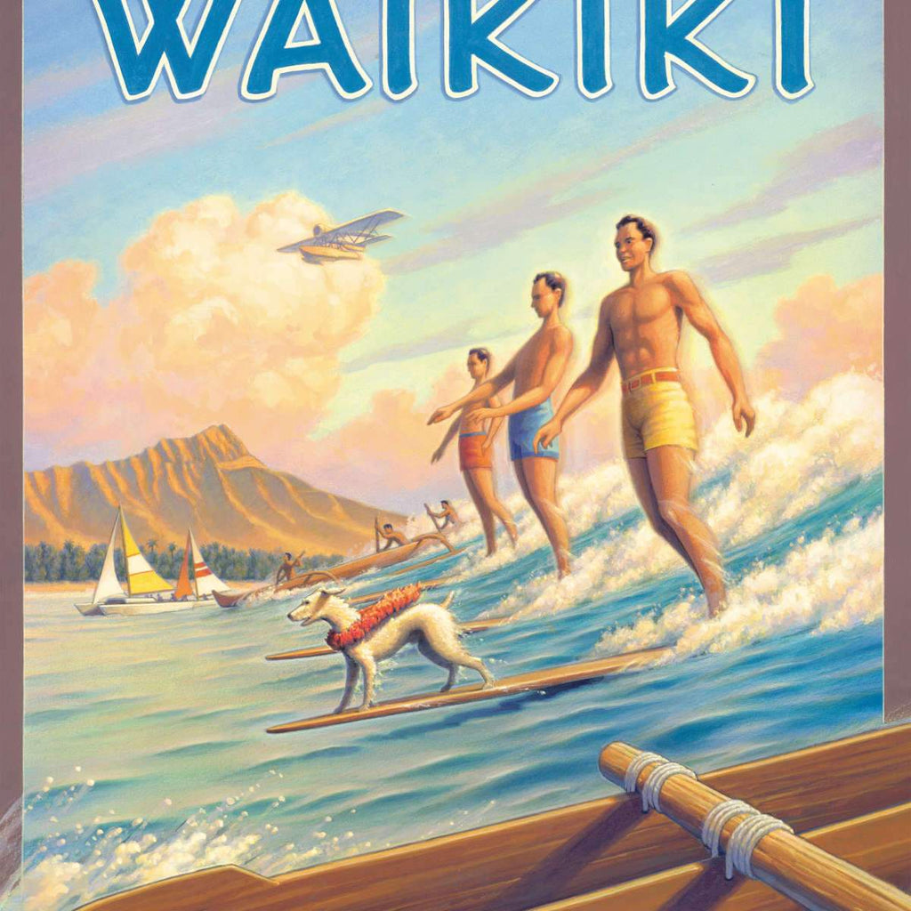 Waikiki Beach Wall Art Prints, Framed Prints And Multi Panel Art