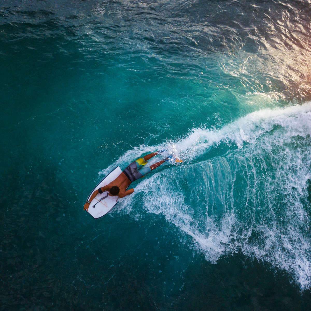 Water Surfing Wall Art