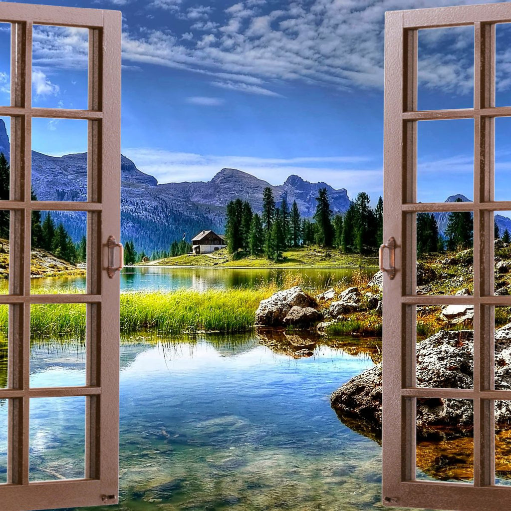 Window Frame Wall Art Prints, Framed Prints And Multi Panel Art