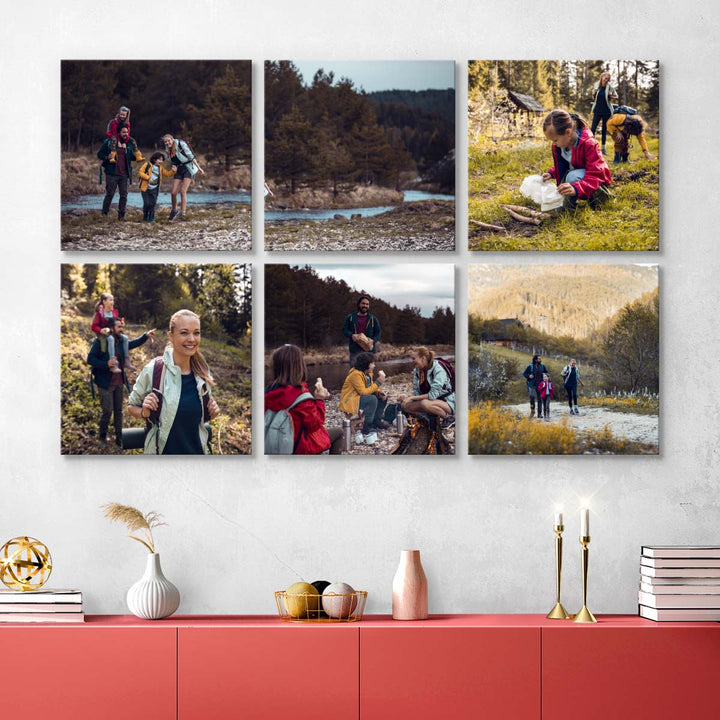 Multi Panel Wall Art l Custom Canvas Wall Display ElephantStock