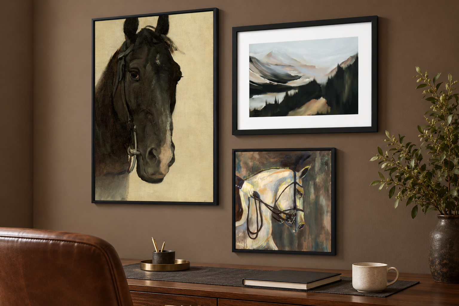 Moody Equestrian Landscapesin room 1