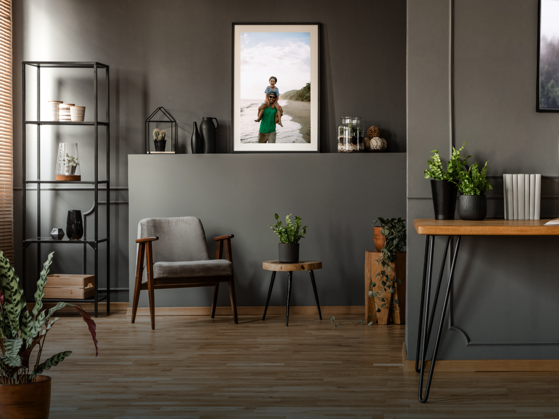 Custom Framed Canvas Personalized Photo Prints Elephant Stock