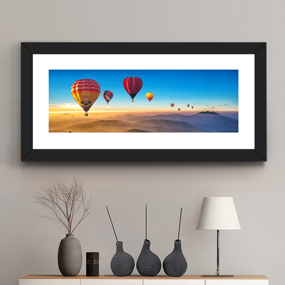 Panoramic Custom Framed Canvas